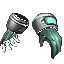 Intense Priest Mitten